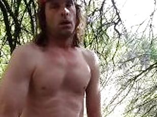 Outdoor Masterbating Horny Hiking