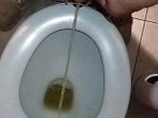 Teen Piss in Public Burger King Toilet  18 Years old