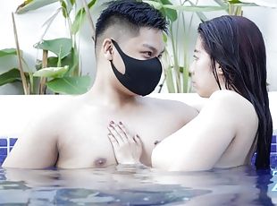 asia, ayah, posisi-seks-doggy-style, umum, vagina-pussy, kurus, amatir, sayang, blowjob-seks-dengan-mengisap-penis, penis-besar