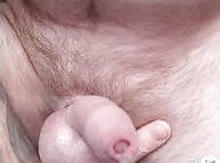 Fingering my asshole and milking my prostate