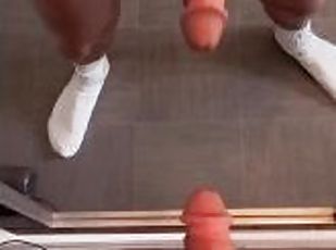 Big veiny hard cock solo masturbation