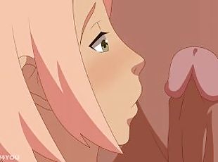 Naruto Porn Parody Sakura Sasuke Anime Cartoon hentai Hard Sex Cumming Kunoichi Trainer tits pussy
