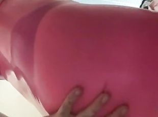 thick girl gives latex asmr (latex fetish, kinks)