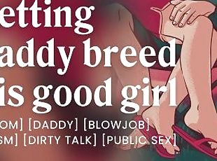 Begging daddy to breed me in public on his birthday [erotic audio stories] [blowjob] [bdsm]