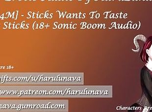 Sticks Wants To Taste Your Sticks! (18+ Sonic Boom Audio) by @HaruLunaVO on Twitter