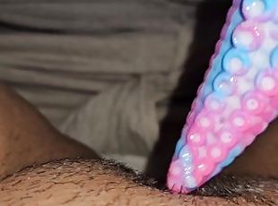 Getting my Dildo creamy  close up  full vid on Onlyfans