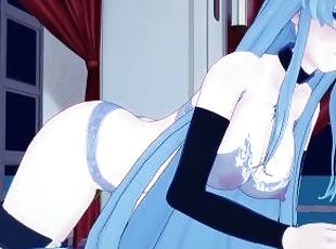 Esdeath masturbates while I taking a nap, so I wake up and help her  akame ga  Hentai POV FULL VID