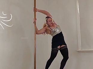 Embarrassment in nude pole dancing