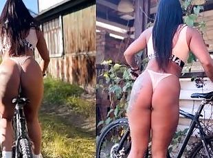She Rode Naked on a Bike Before Fucking
