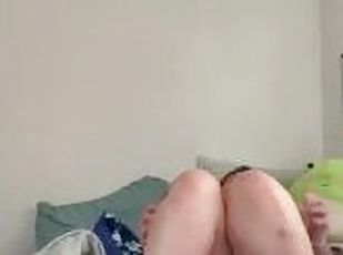 masturbation, amateur, mignonne, solo, tatouage, petits-seins