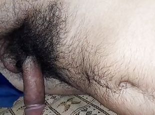 Indian boy hairy dick masturbation and cum