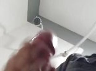 Throbbing cock cumming hard